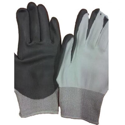 D-Găng tay chống cắt Dyneema Phủ PU màu trắng